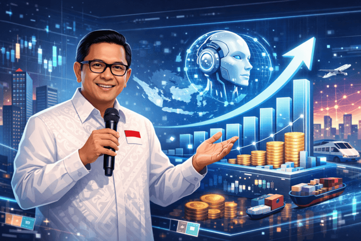 Menteri Komunikasi dan Digital Republik Indonesia menjelaskan dampak Artificial Intelligence terhadap pertumbuhan PDB Indonesia